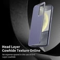 thumbnail image 3 of Green Leather Phone Case with Card Holder and Smart View Window for A56 5G, 3 of 5