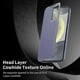 thumbnail image 3 of Green Leather Phone Case with Card Holder and Smart View Window for A56 5G, 3 of 5