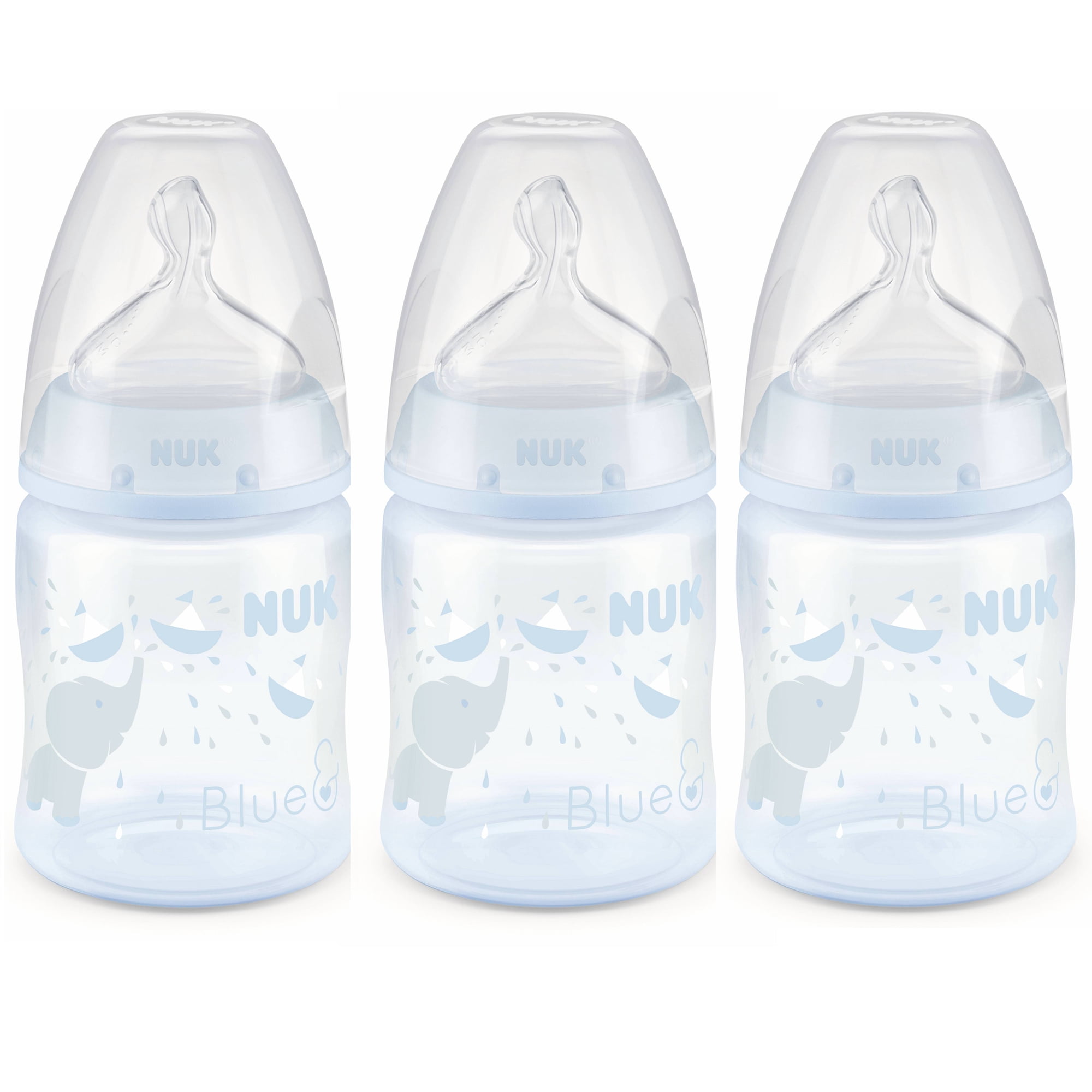NUK Smooth Flow Anti-Colic Bottle, 5 oz, 3 Pack, 0+ Months