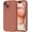 Caramel, variant on Compatible with iPhone 15 Case, [Smooth Silicone Full Coverage Camera] [8ft Drop Protection], Soft Microfiber Lining Full Body Protective Case for iPhone 15 6.1 inch - Green