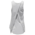 thumbnail image 2 of FashionOutfit Women's Basic Solid Jersey Open Tulip Back Tank Tops, 2 of 3