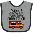 thumbnail image 3 of Inktastic Future Food Truck Driver Boys or Girls Baby Bib, 3 of 4