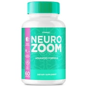 (1 Pack) Neuro Zoom Capsules, Supplement for Enhanced Memory and Brain Health, 60 Ct