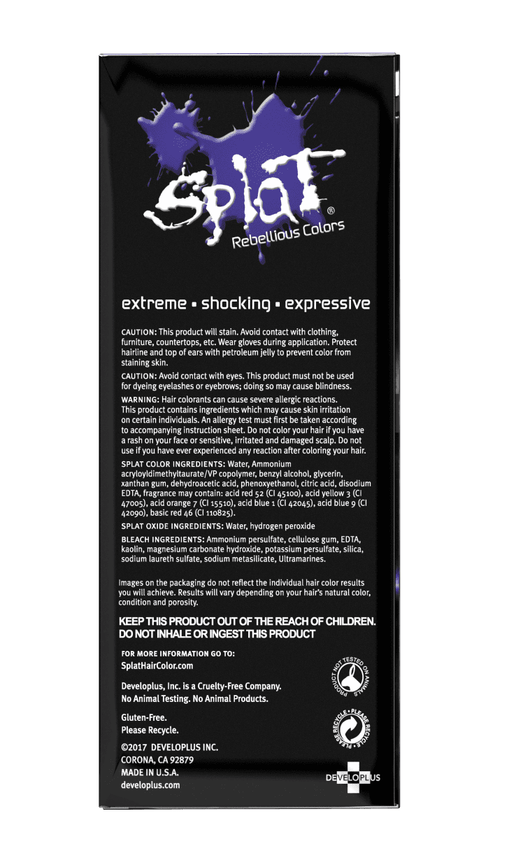 Splat Purple Desire Hair Color Kit Semi Tiendamia Com