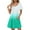 Green, variant on Womens Sun Dresses Short Sleeve Gradient Color V Neck Work Womans Dresses 2026 Regular Fit Breathable Womens Dresses Summer Vacation for Nightlife and Dancing M