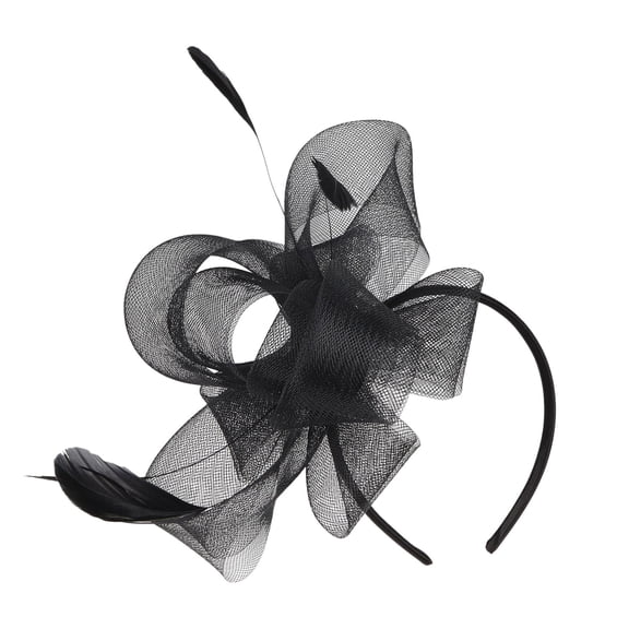 Headbands for Women Floral Mesh Tea Party Wedding Cocktail Elastic Hair Clip Hair Wrap Womens Headbands