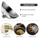 thumbnail image 5 of Tapa de comida de acero inoxidable Plato Cubierta de polvo Tapa de comida de domo para Home Restaurant Hotel (12.5inch, Silver Bead), 5 of 8