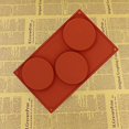 thumbnail image 2 of Obuy Molde Redondo Grande De Silicona Para Tartas, Tartas, Natillas Y Posavasos De Resina, 3 Cavidades, 2 of 5