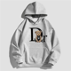 thumbnail image 1 of Sudadera con capucha Unisex con estampado de oso y letras, pulóver informal, moda natalícia, ropa de calle solto, skate, monocromático, novo, outono, 386, 1 of 1