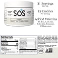 thumbnail image 4 of SOS Hydration Coconut Electrolyte Drink Mix (31 Servings) – Low Sugar, 15 Calorie, Keto-Friendly & Rapid Rehydration, 4 of 10
