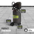 thumbnail image 4 of MAT Original Parts Green 1.5 HP Portable Heavy Duty Air Compressor 15 gal, 4 of 5