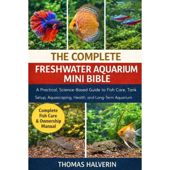The Complete Freshwater Aquarium Mini Bible: A Practical, Science-Based Guide to Fish Care, Tank Setup, Aquascaping, Hea, (Paperback)