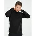 thumbnail image 5 of SSLR Turtleneck Thermal Shirts for Men Long Sleeve Shirts Fleece Lined Tops Mock Neck Base Layer, 5 of 8