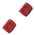 thumbnail image 3 of Sonducket Cartera corta Vintage PU Cartera de cuero Titular de la tarjeta Billetera Vino Rojo Vino rojo 2Conjunto, 3 of 6