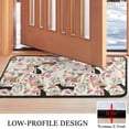 thumbnail image 3 of Chihuahua and Flower Florals Door Rugs,Washable Non Slip Door Mats Indoor,Decorative Door Mats,Entry Mat Indoor for Entrance,Bedroom,Kitchen,Bathroom,30"x17", 3 of 6