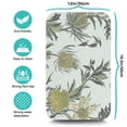 thumbnail image 5 of 2 Pack Washable Rubber Multicolored Flower Leaves Dish Drying Mats for Kitchen Counter Home Large Coffee Bar Pad Accessories and Decor for Utensils Stemware (2pcs 19.5''x12''), 5 of 6