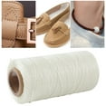 thumbnail image 4 of XYCCA Leather Hand Sew Flat Wax Thread Sewing Line for Hand Sewing Accessories(Beige)-081901, 4 of 5