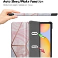 thumbnail image 2 of Smart Case for Galaxy Tab S6 Lite, Ratesell Lightweight Smart Trifold Stand Case Cover with Auto Sleep/Wake for Samsung, 2 of 5