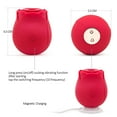 thumbnail image 2 of Bloomgasm The Rose Suction Vibrator, Lovers Gift Box Edition, Red, 2 of 2