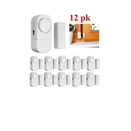 EKIDAZB Window Alarm 12 Pack Mini Window Door Entry Alarm Burglar Security Alarm System Sensor Protector for Home price history on PriceWatchPro