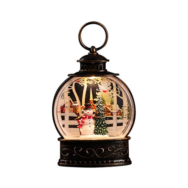 Christmas Luminous Interior Small Wind Lantern Scene Layout Light Decoration
