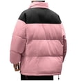 thumbnail image 3 of Lenago Quilted Jackets For Men With High Collar No Hoods Winter Parka Jackets Fleece Lining Thermal Winter Fashion Outerwear Comfortable Cozy Outerwear Thicken Puffer Jackets, 3 of 3