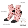 thumbnail image 6 of Naloa Flowers And Ladybugs Ankle Socks for Women Non Slip Socks No Show Socks Classic Low Cut Casual Socks Casual Socks, 6 of 7