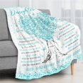 thumbnail image 2 of Daughter in Law Blanket, Daughter in Law Gifts From Mother in Law, Wedding Gifts For Daughter in Law, Women Throw Blanket Gifts For Christmas Birthday, To My Best Daughter in Law Blankets 50x60, 2 of 6
