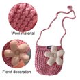 thumbnail image 3 of Bolso bandolera pequeño de lana para niña tejido con flores MFZFUKR CPB-US-XD2225-4, 3 of 5