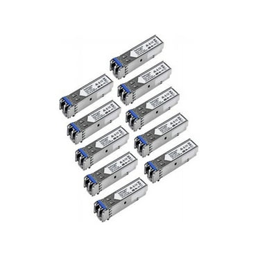 StarTech.com Cisco GLC-LH-SMD Compatible SFP Module 10 Pack - 1000BASE-LX/LH 1GbE Gigabit Ethernet Single Mode Fiber SMF Optic Transceiver
