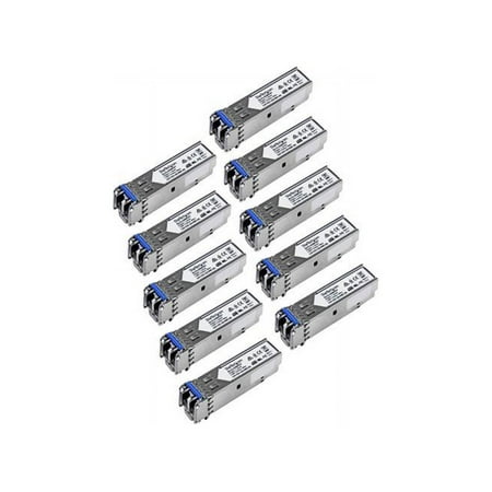 UPC: 0065030864336 | StarTech.com GLCLHSMD10ST Cisco GLC-LH-SMD Compatible SFP Module – 1000BASE-LX/LH Fiber Transceiver – GLCLHSMD10ST – 10 Pack