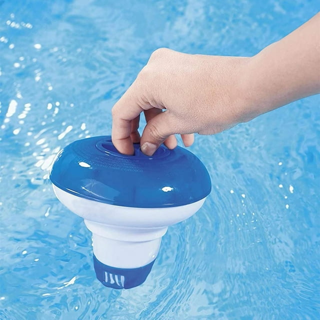 YoGold Floating Chlorine Dispenser For Pools, Chemical Floater Dispenser For Chlorine Tablets, Adjustable Flow Vents For Pool, Spa, Hot Tub, And Fountain 5In 1pcs