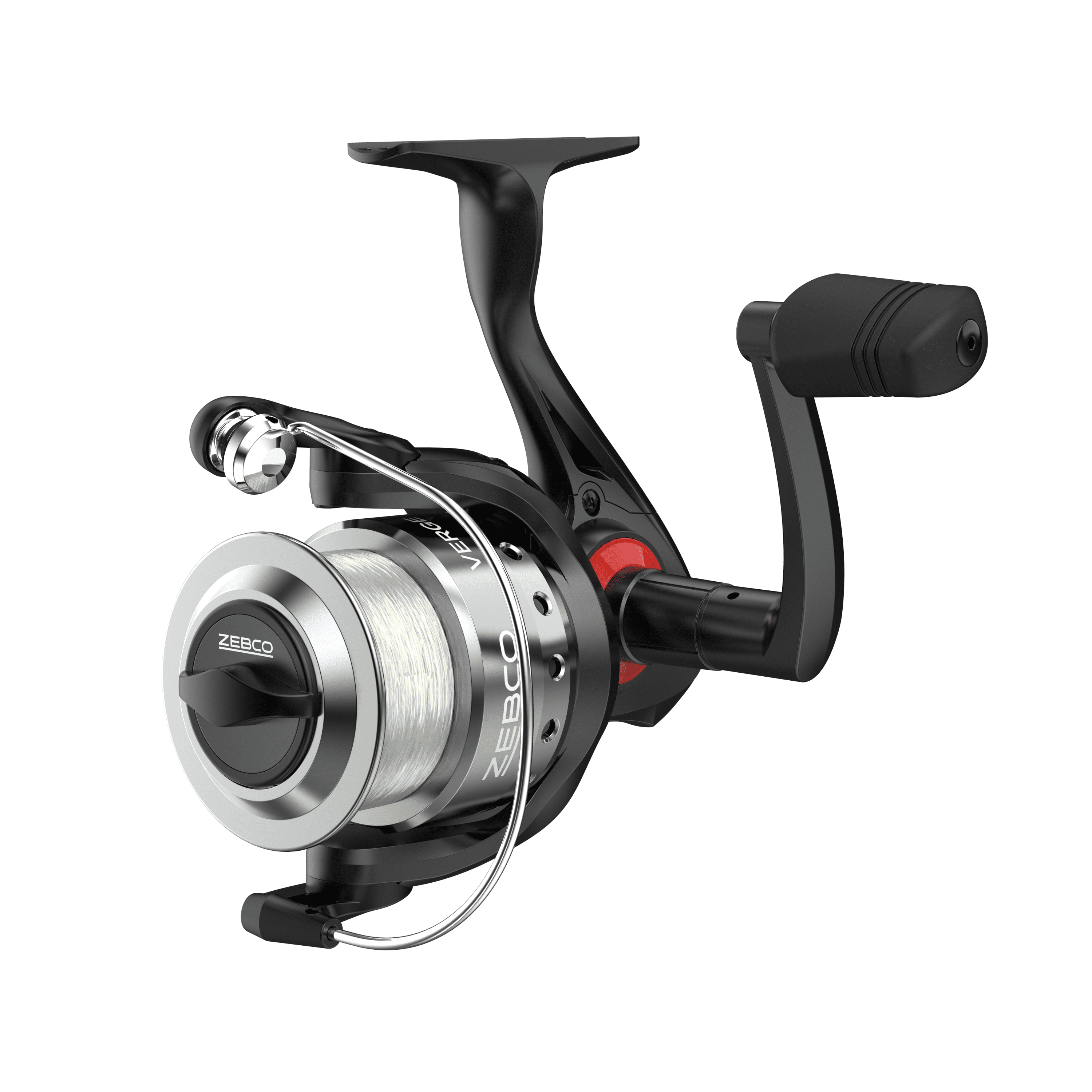Zebco Verge Spinning Fishing Reel, Size 30 Reel, Changeable Right- or  Left-Hand Retrieve, Pre-Spooled with 10-Pound Zebco Fishing Line, All-Metal
