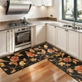 thumbnail image 3 of Kitchen Rugs Sets Of 2,Pioneer Flower Floral Print Pattern Anti Fatigue Kitchen Mat Rugs Non Slip Washable,Decorative Kitchen Floor Mats for Kitchen,Sink,Laundry,17"x47"+17"x47", 3 of 5