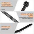 thumbnail image 4 of Bridas RAZCC, 1200 unidades, cable negro de 20 cm, nailon resistente, 70 kg, 4 of 7