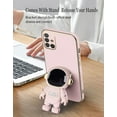 thumbnail image 4 of Compatible with Samsung A71 Case Silicone TPU Plating, Samsung Galaxy A71 Cases Cute Astronaut Pattern Phone Case with Stand (Pink), 4 of 13