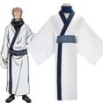 thumbnail image 3 of Anime Jujutsu Kaisen Ryomen Sukuna Cosplay Disfraz Kimono Traje De Halloween Fiesta Conjunto Peluca, 3 of 4