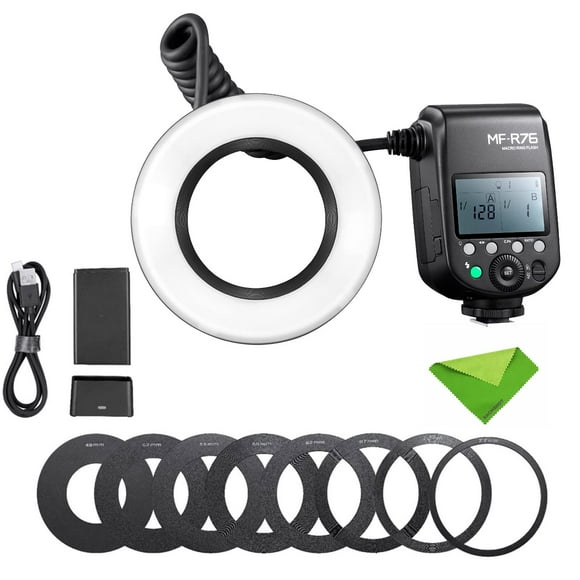 Flash LED macro en anillo Speedlite GODOX MF-R76 76 W 660 flashes