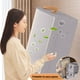 thumbnail image 5 of Cesto grande de almacenamiento de ropa plegable gris, 5 of 7
