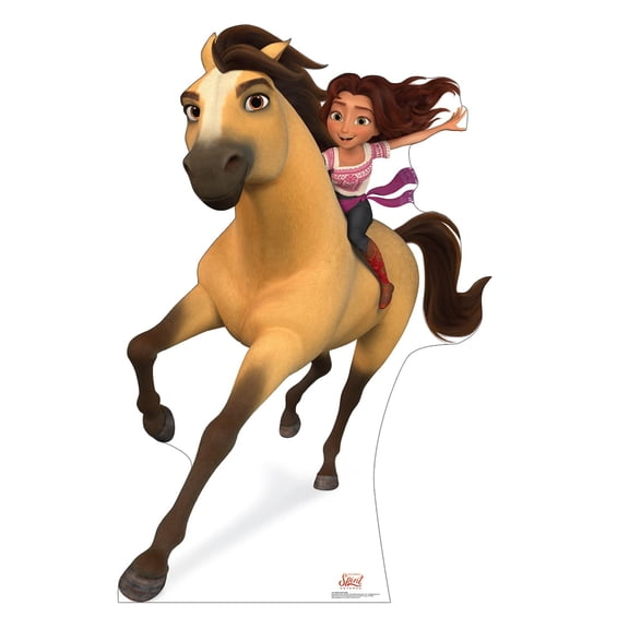 Cardboard People Spirit & Lucky Life Size Cardboard Cutout Standup - Spirit Untamed (2021 Film)