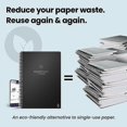 thumbnail image 4 of Rocketbook Fusion Smart Reusable Notebook - Calendar, To-Do Lists, and Note Template Pages with 1 Pilot Frixion Pen &amp; 1 Microfiber Cloth Included - Neptune Teal Cover, Letter Size (8.5, 4 of 6