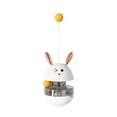 thumbnail image 1 of Cat Treat Ball Tumbler Cat Treat Puzzle Ejercicio Regalo Dispensador de comida Juguete Gato Entrenamiento Juguete interactivo para gatos para perros y blanco Yinane Dispensador de golosinas, 1 of 8