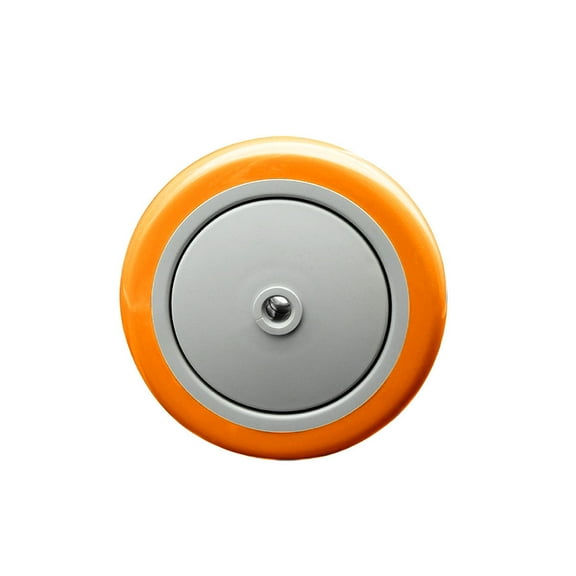 SCC - 5" Orange Poly on Polyolefin Wheel Only - 3/8" Bore - 350 lbs Capacity