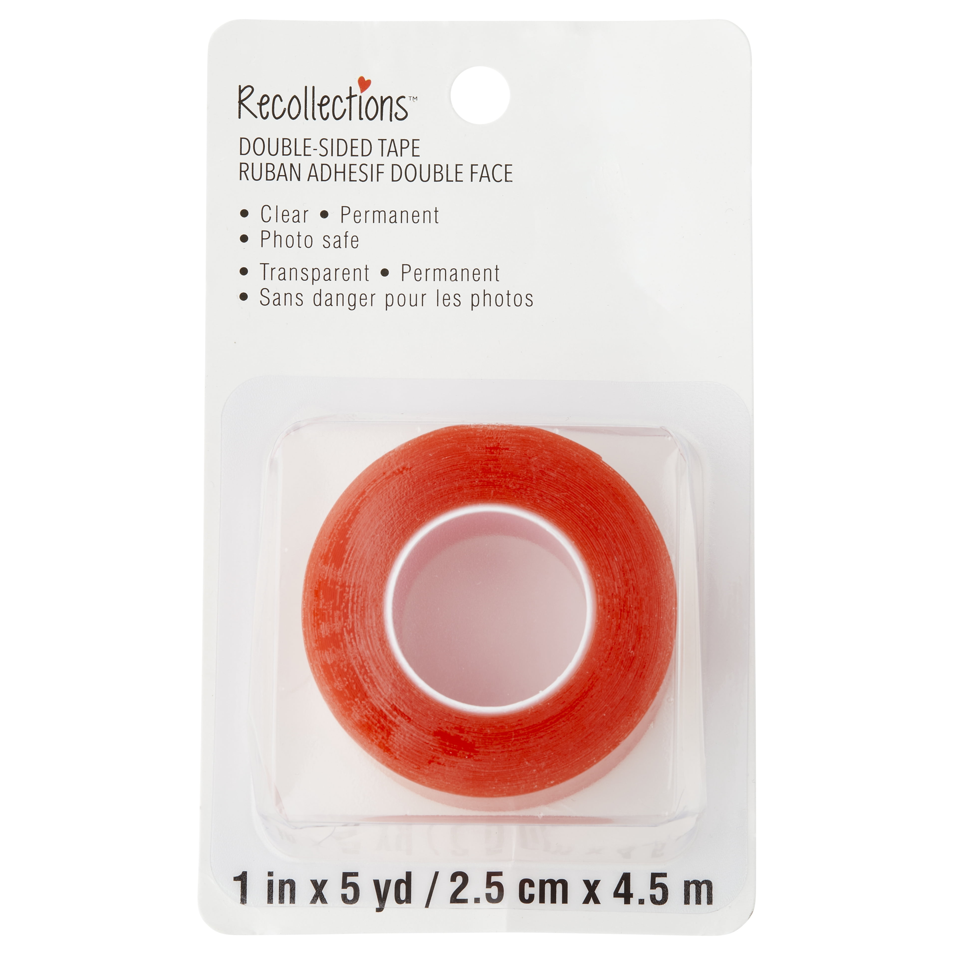Ultra-Clear, Heat & Water-resistant Double Sided Adhesive Tape by Recollections - Walmart.com