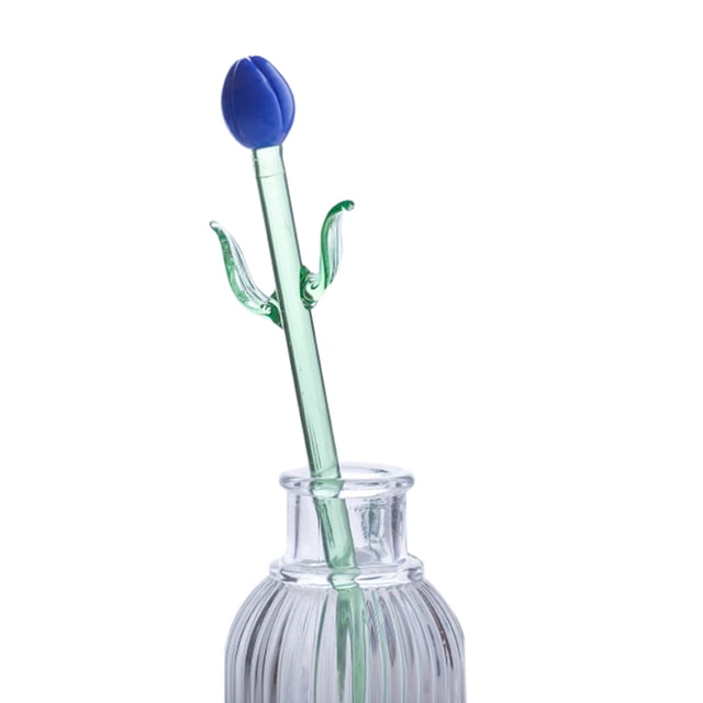 Ramo de flores de cristal soplado a mano para oficina, adorno decorativo para fiesta en casa, Hamily