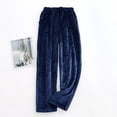 thumbnail image 2 of GigrtiJin Women's Fall and Winter Flannel Pants Casual Thick Warm Elastic Waist Trousers Sleeping Comfy Loose Pant, 2 of 6