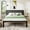 Grey, variant on Merrland 14" Full Size Metal Platform Bed Frame with Under-bed Storage, Heavy-duty, No Box Spring Needed, Easy Assembly, White