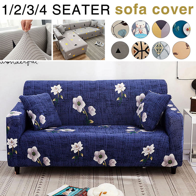 Details about   Stretch Elastic 1/2/3/4 Seater Sofa Covers Stretch Room Couch Cover Multi-color 