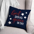 thumbnail image 3 of Creative Products God Shed His Grace On Thee 18 x 18 Spun Poly Pillow, 3 of 3