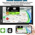 thumbnail image 5 of 7 Inch Car Radio Apple Andriod Carplay BT Car Stereo Touch Screen Double 2Din+Camera, 5 of 5